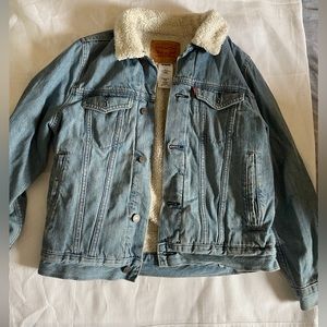 Levi’s Kids Jean Jacket with Fur Lining